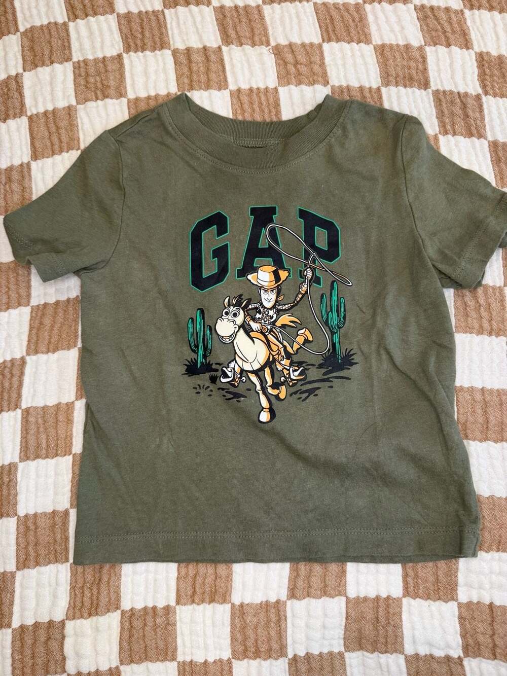 Baby Gap Pixar Toy Story Woody Graphic T-Shirt Size 2 Years
